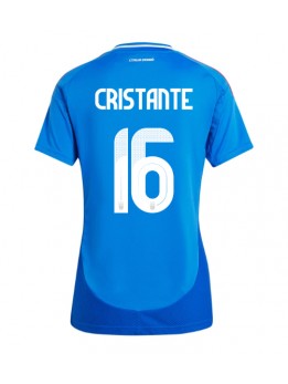 Ženski Nogometna dresi replika Italija Bryan Cristante #16 Domači EP 2024 Kratek rokav